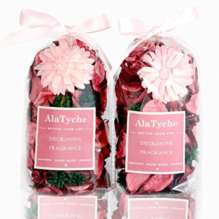 Potpourri Dried Flower - Pembe Potpuri Torbaları, Gül Kokulu Dekoratif