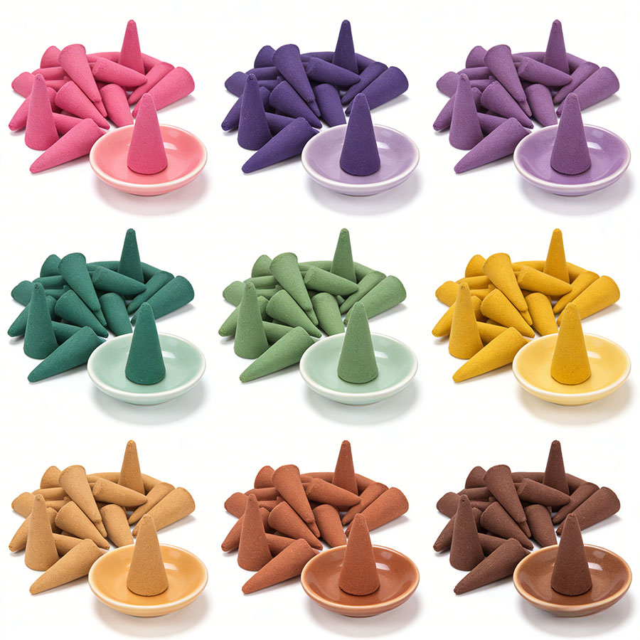 Home Fragrance Vanilla - Karışık Koku Tütsü Konileri ve Peletleri,