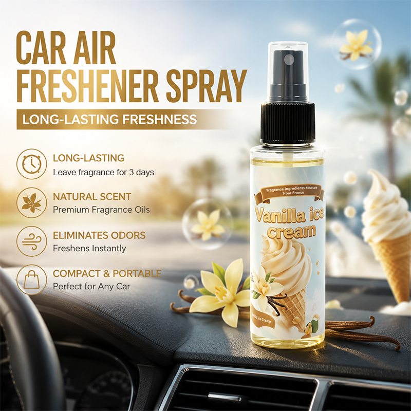 Home Fragrance Vanilla - 1 adet Vanilya Kokulu Premium Araç