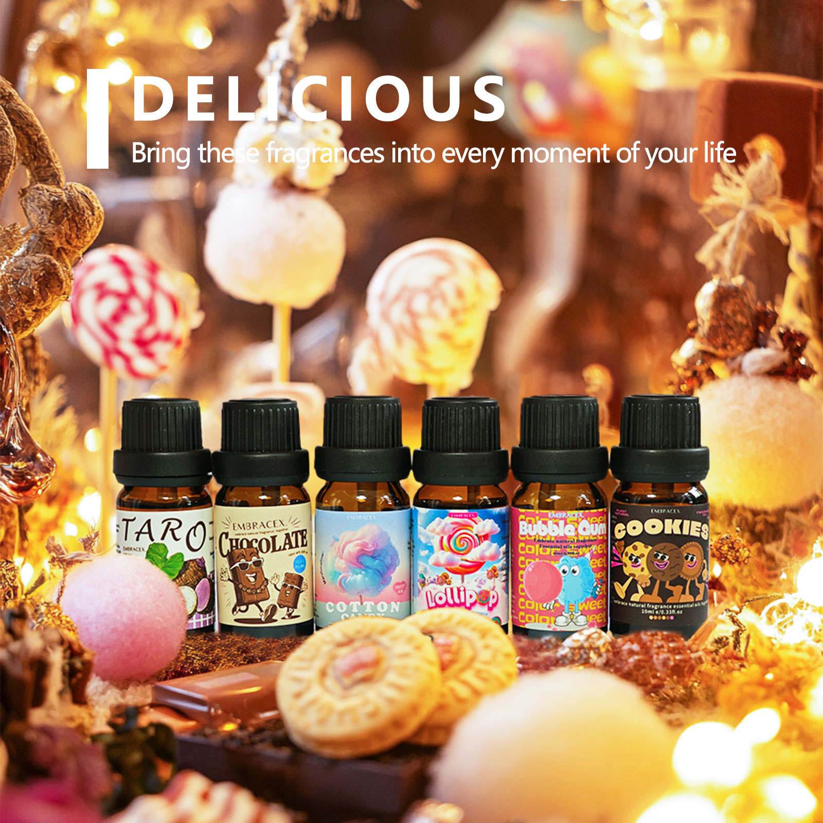 6PC/1Set Lezzetli Koku Yağları - Home Fragrance Oils For Diffusers incelemesi ve fiyatı